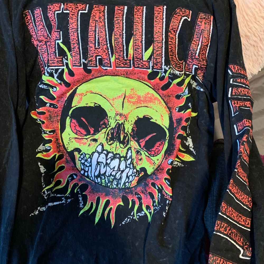 Metallica band /album cover long sleeve shirt brand new
